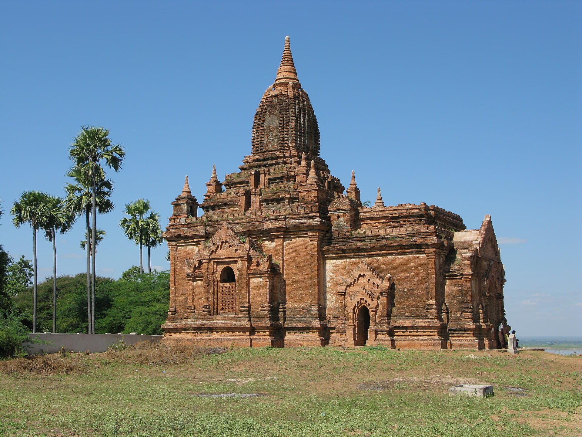 Between the 11th and 13th centuries, over 10,000 Buddhist temples were constructed in the Bagan plains alone. Nyaung-U, Bagan, Pagan, Myanmar.