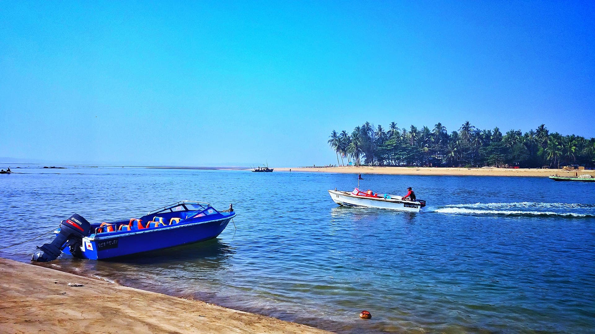 Chaungtha beach myanmar in Pathein township.